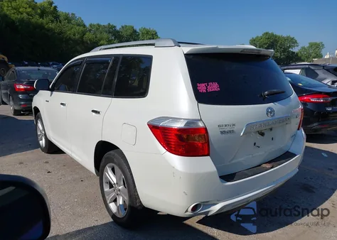 2008 Toyota Highlander Limited из США, поврежденный, VIN JTEES42A082076374